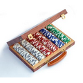 300 Poker Chips w/ Camphor Wood Carrying Case